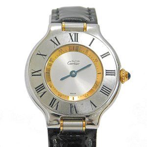 Cartier Ladies Luxury Black Watch